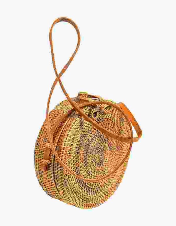 Hand Woven Straw Tote Bag