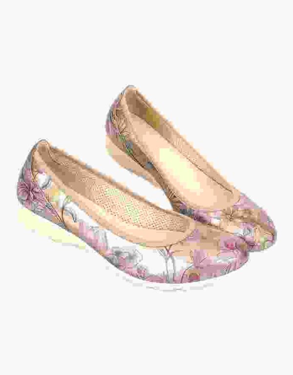 Leather Wedge Slip On Shoes