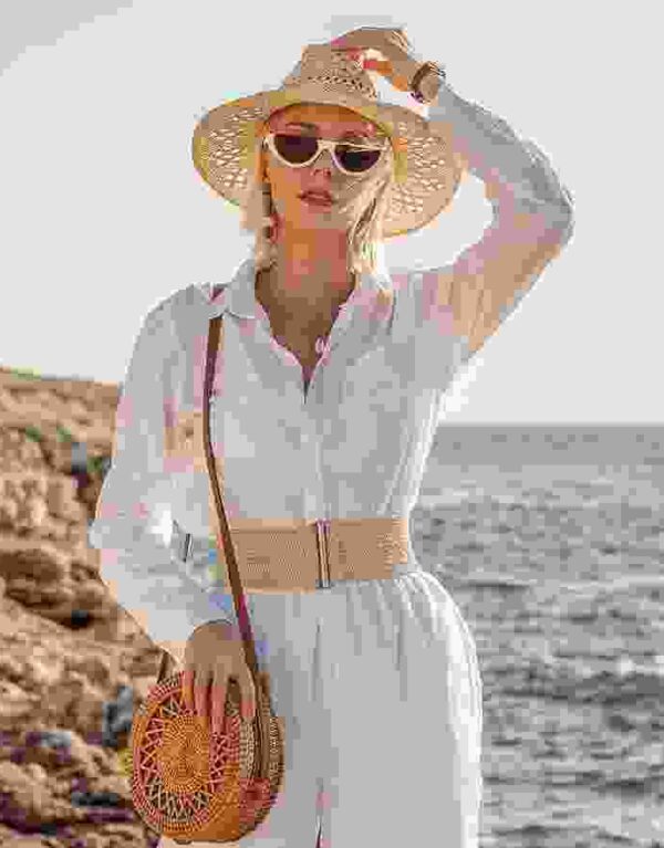 Rompers Belted Jumpsuit