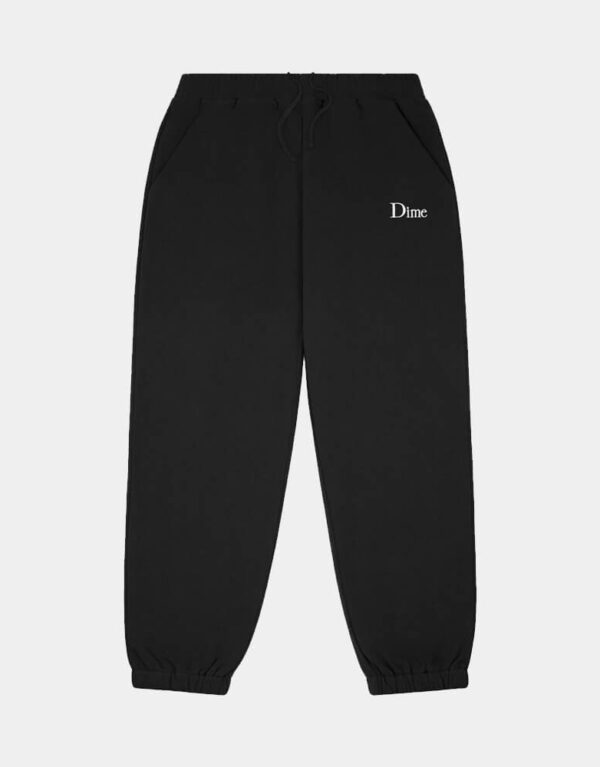 Dime Classic Small Logo Sweatpants, black